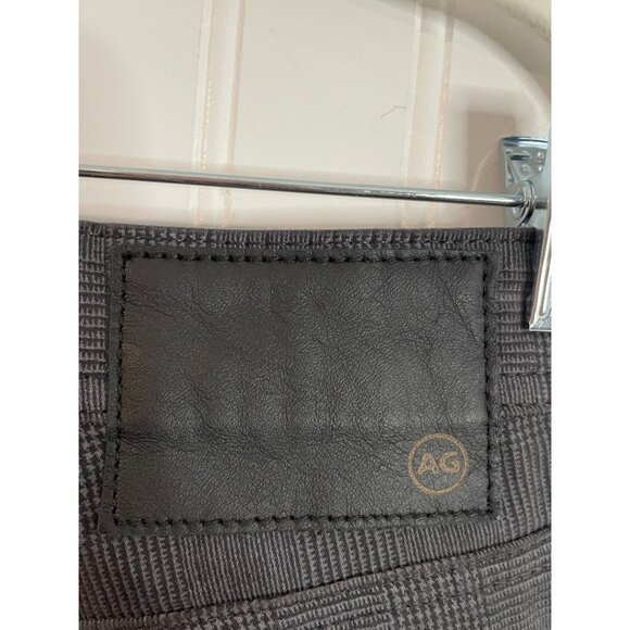 AG Mens The Everett Slim Straight Pants Size 31x32 Gray Plaid Cotton & Elastane - Picture 10 of 16